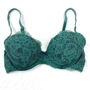 BUY 1 GET 1 FREE Victoria’s Secret dream angels lined demi green lace